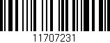 Código de barras (EAN, GTIN, SKU, ISBN): '11707231'