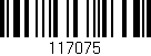 Código de barras (EAN, GTIN, SKU, ISBN): '117075'