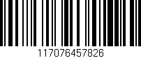 Código de barras (EAN, GTIN, SKU, ISBN): '117076457826'
