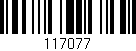 Código de barras (EAN, GTIN, SKU, ISBN): '117077'