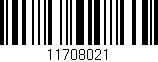 Código de barras (EAN, GTIN, SKU, ISBN): '11708021'