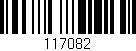 Código de barras (EAN, GTIN, SKU, ISBN): '117082'