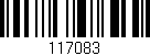 Código de barras (EAN, GTIN, SKU, ISBN): '117083'