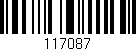 Código de barras (EAN, GTIN, SKU, ISBN): '117087'