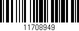 Código de barras (EAN, GTIN, SKU, ISBN): '11708949'