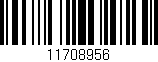 Código de barras (EAN, GTIN, SKU, ISBN): '11708956'