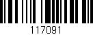 Código de barras (EAN, GTIN, SKU, ISBN): '117091'