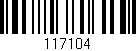 Código de barras (EAN, GTIN, SKU, ISBN): '117104'