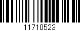 Código de barras (EAN, GTIN, SKU, ISBN): '11710523'