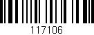 Código de barras (EAN, GTIN, SKU, ISBN): '117106'
