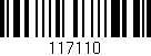 Código de barras (EAN, GTIN, SKU, ISBN): '117110'