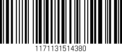 Código de barras (EAN, GTIN, SKU, ISBN): '1171131514380'
