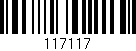 Código de barras (EAN, GTIN, SKU, ISBN): '117117'