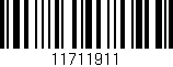 Código de barras (EAN, GTIN, SKU, ISBN): '11711911'