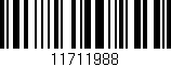Código de barras (EAN, GTIN, SKU, ISBN): '11711988'