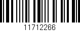 Código de barras (EAN, GTIN, SKU, ISBN): '11712266'