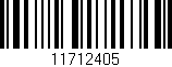 Código de barras (EAN, GTIN, SKU, ISBN): '11712405'