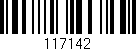 Código de barras (EAN, GTIN, SKU, ISBN): '117142'
