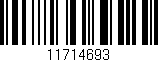 Código de barras (EAN, GTIN, SKU, ISBN): '11714693'