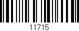 Código de barras (EAN, GTIN, SKU, ISBN): '11715'