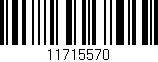 Código de barras (EAN, GTIN, SKU, ISBN): '11715570'