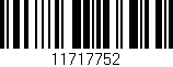 Código de barras (EAN, GTIN, SKU, ISBN): '11717752'
