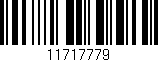 Código de barras (EAN, GTIN, SKU, ISBN): '11717779'