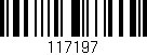 Código de barras (EAN, GTIN, SKU, ISBN): '117197'