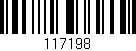 Código de barras (EAN, GTIN, SKU, ISBN): '117198'
