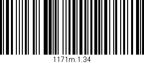Código de barras (EAN, GTIN, SKU, ISBN): '1171m.1.34'