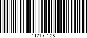 Código de barras (EAN, GTIN, SKU, ISBN): '1171m.1.35'