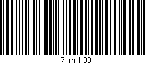 Código de barras (EAN, GTIN, SKU, ISBN): '1171m.1.38'