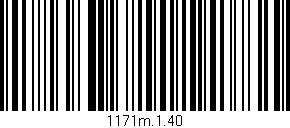 Código de barras (EAN, GTIN, SKU, ISBN): '1171m.1.40'