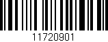 Código de barras (EAN, GTIN, SKU, ISBN): '11720901'
