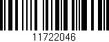 Código de barras (EAN, GTIN, SKU, ISBN): '11722046'