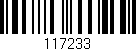 Código de barras (EAN, GTIN, SKU, ISBN): '117233'