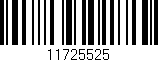 Código de barras (EAN, GTIN, SKU, ISBN): '11725525'