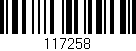 Código de barras (EAN, GTIN, SKU, ISBN): '117258'