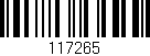 Código de barras (EAN, GTIN, SKU, ISBN): '117265'