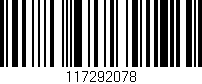 Código de barras (EAN, GTIN, SKU, ISBN): '117292078'