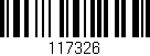 Código de barras (EAN, GTIN, SKU, ISBN): '117326'