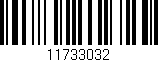 Código de barras (EAN, GTIN, SKU, ISBN): '11733032'