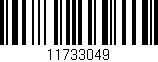 Código de barras (EAN, GTIN, SKU, ISBN): '11733049'