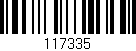 Código de barras (EAN, GTIN, SKU, ISBN): '117335'