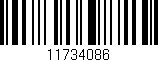 Código de barras (EAN, GTIN, SKU, ISBN): '11734086'