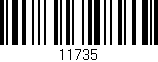 Código de barras (EAN, GTIN, SKU, ISBN): '11735'