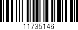 Código de barras (EAN, GTIN, SKU, ISBN): '11735146'