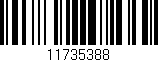 Código de barras (EAN, GTIN, SKU, ISBN): '11735388'