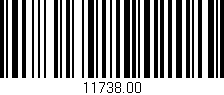 Código de barras (EAN, GTIN, SKU, ISBN): '11738.00'