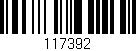 Código de barras (EAN, GTIN, SKU, ISBN): '117392'